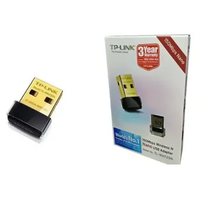 TP-Link TL-WN725N 150Mbps Wi-Fi Nano USB Adaptör