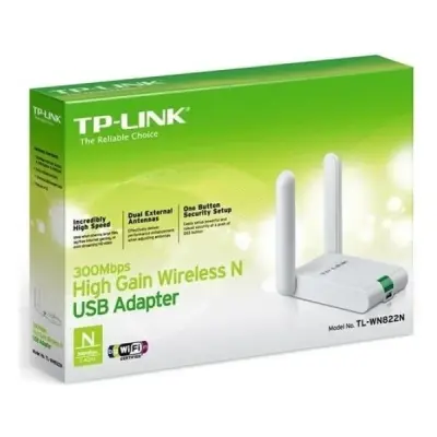 TP-Link TL-WN822N 300Mbps Wi-Fi 2x3dBi USB Adaptör