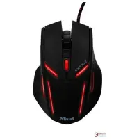 TRUST GXT152 ILLUMINATED 2400 DBI GAMING KABLOLU SİYAH MOUSE