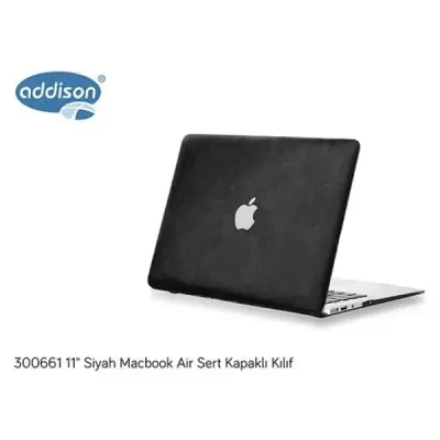 ADDİSON 300661 11 SİYAH MACBOOK AİR SERT KAPAKLI KILIF
