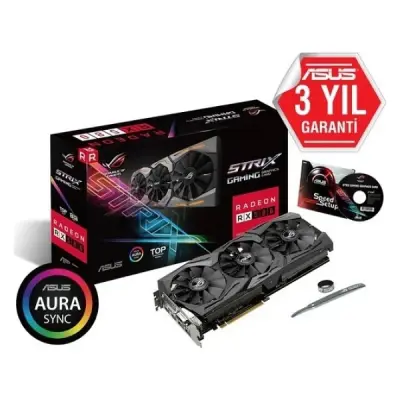 ASUS STRIX RX580-T8G 8G 256BIT DDR5 DIRECTX 12 EKRAN KARTI