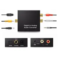 AUDİO CONVERTER DIGITAL TO ANALOG OPTİK TO 2 RCA