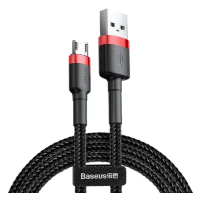 BASEUS CAFULE 2.4A MİCRO USB 1 METRE ŞARJ KABLOSU