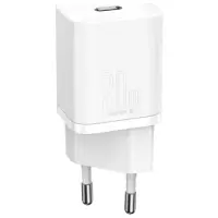 BASEUS SUPER Sİ QC 20W TYPE-C ŞARJ CİHAZI BEYAZ