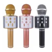 Bluetooth Karaoke Mikrofon Hoparlör