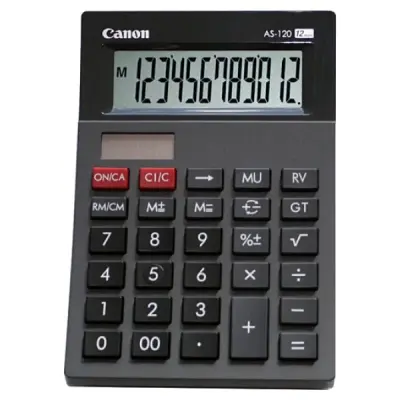 CANON AS-120 II MASAÜSTÜ HESAP MAKİNESİ