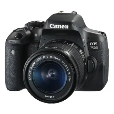 CANON EOS 750D 18-55 MM DC LENS 2 YIL CANON EURASİA GARATİLİ