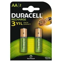 DURACELL ŞARJ EDİLEBİLİR AA KALEM PİL 1300 MAH 2'Lİ