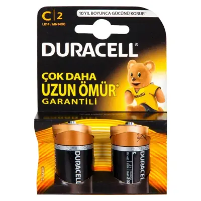 DURACELL TURBOMAX C ORTA 2'Lİ PİL LR14 / MN1400