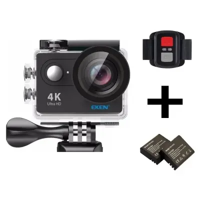 EKEN H9R 4K ULTRA HD WİFİ AKSİYON KAMERA + YEDEK BATARYA