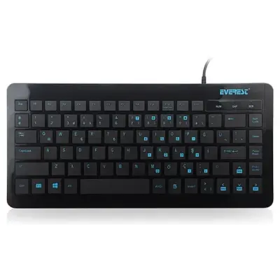 EVEREST KB-410 SİYAH USB Q MİNİ KLAVYE