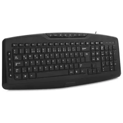 EVEREST KB-920 SİYAH FULL BOY Q OFİS 14 MULTİMEDİA TUŞLU KLAVYE