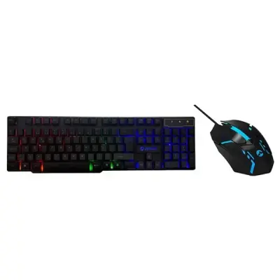 EVEREST KM-G77 X-VAYNE AYDINLATMALI USB GAMİNG KLAVYE MOUSE SET