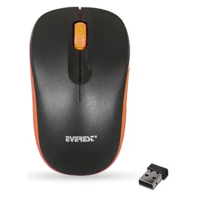 EVEREST SM-165 SİYAH/TURUNCU 2.4GHZ KABLOSUZ MOUSE