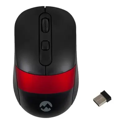 EVEREST SM-18 USB SİYAH/KIRMIZI 2.4GHZ OPTİK KABLOSUZ MOUSE