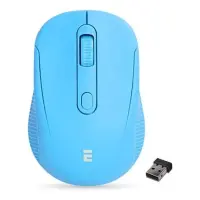 EVEREST SM-300 USB TURKUAZ 4D OPTİK ALKALİN PİL KABLOSUZ MOUSE