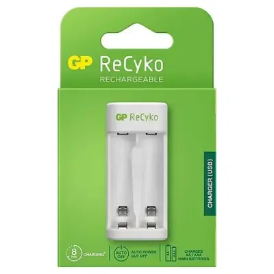 GP E211 USB ŞARJ CİHAZI 2"Lİ (PİLSİZ)