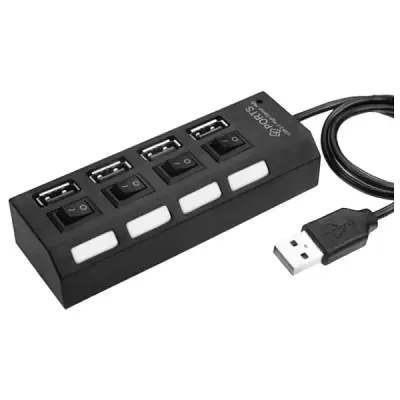 HI-SPEED USB 2.0 4 PORT ANAHTARLI HUB