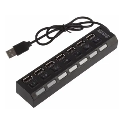 HI-SPEED USB 2.0 7 PORT ANAHTARLI HUB