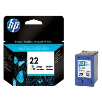HP 22 RENKLİ İNKJET KARTUŞ 165 SAYFA