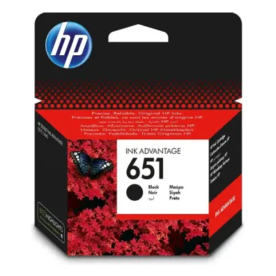 HP 651 C2P10AE SİYAH KARTUŞ