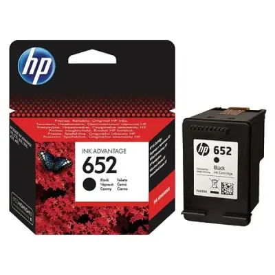 HP 652 F6V25AE Siyah Kartuş