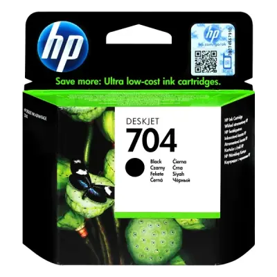 HP 704 CN692A SİYAH MÜREKKEP KARTUŞ