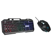 HYTECH HKM-X86 QUIN AYDINLATMALI GAMİNG USB KLAVYE MOUSE SET