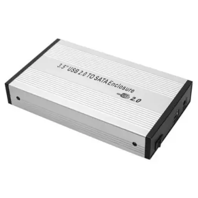 HYTECH HY-HDC30 3.5" USB 2.0 SATA HARDDİSK KUTUSU SİLVER