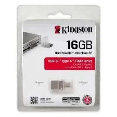 KINGSTON 16 GB MICRO DUO 3.1 TYPE C BELLEK