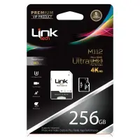 LINK TECH 256GB CLASS 10 MICRO SDHC SD ADAPTÖR CARD
