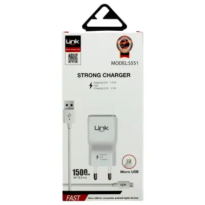 LİNK TECH S551 USB MİCRO ANDROİD ŞARJ+KABLO