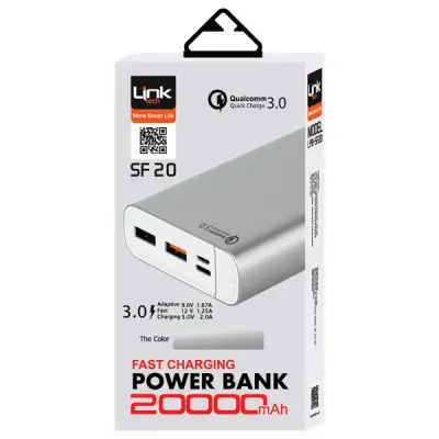 LINK TECH SF20 POWERBANK 20000 MAH 3.0