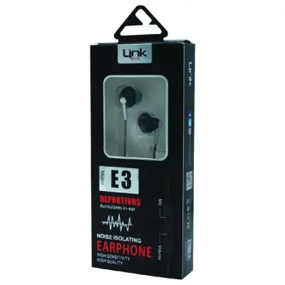 LINKTECH DEPORTIVOS E3 NOISE ISOLATING KULAK İÇİ KULAKLIK