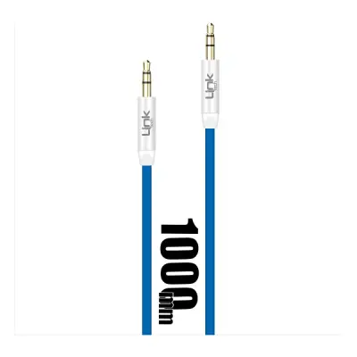 LINKTECH LCA - A585 3.5 AUX KABLO 1000 MM MAVİ