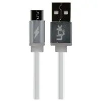 LİNKTECH MİCRO USB CABLE FOR ANDROİD 1500MM - K476 - WHİTE