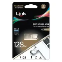 LİNKTECH PRO PREMİUM 128GB METAL 25MB/S USB FLASH BELLEK