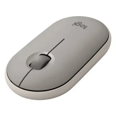 LOGİTECH M350 PEBBLE SESSİZ KABLOSUZ KOMPAKT MOUSE - BEJ