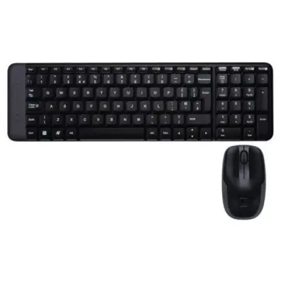 LOGITECH MK220 WIRELESS SİYAH KLAVYE MOUSE SET 920-003163