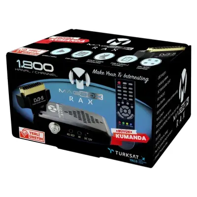 MAGBOX RAX UYDU ALICISI MINI SCART ( TKGS 'Lİ )