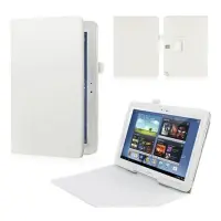 MICROSONIC SAMSUNG NOTE 10.1 2014 BEYAZ KICK STAND DERİ KILIF