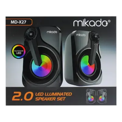 MİKADO MD-X27 İLLUMINATE LED RENKLİ IŞIKLI SPEAKER