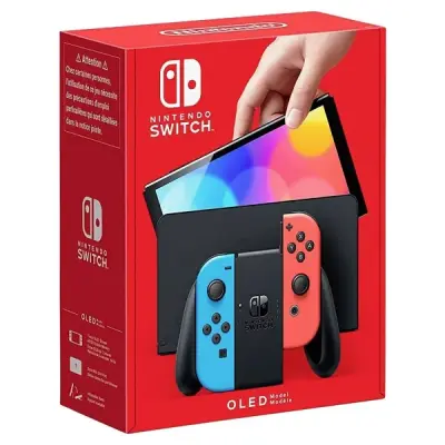 Nintendo Switch OLED Neon Red Blue Oyun Konsolu