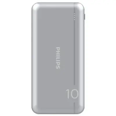PHILIPS DLP1810NV 10.000 MAH 2 USB ÇIKIŞLI POWERBANK GÜMÜŞ