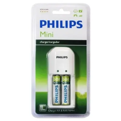PHILIPS SCB1292WB PİL ŞARJ ÜNİTESİ + 2 ADET AA PİL