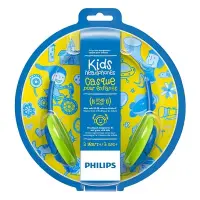 PHİLİPS SHK1030 ÇOCUKLAR İÇİN KULAKÜSTÜ KULAKLIK MAVİ-YEŞİL