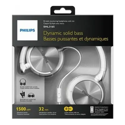 PHILIPS SHL3165WT/00 DYNAMIC SOLID BASS BEYAZ KULAKÜSTÜ KULAKLIK
