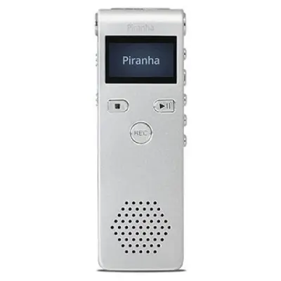PİRANHA VOİCEMASTER N TYPE 8 GB DİJİTAL SES KAYIT CİHAZI BEYAZ