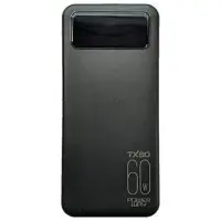 POWERWAY TX60 60000 MAH FENERLİ TAŞINABİLİR ŞARJ ALETİ SİYAH