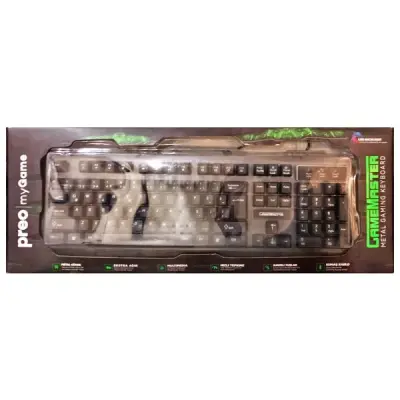 PREO GAME MASTER METAL GAMING KEYBOARD